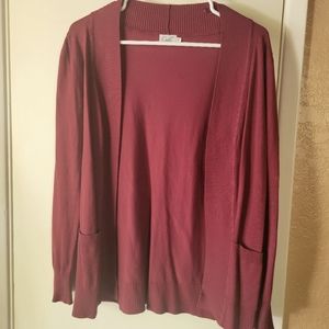 Burgundy Cardigan